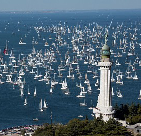 Venti leggeri e duelli
alla 40° "Barcolana"